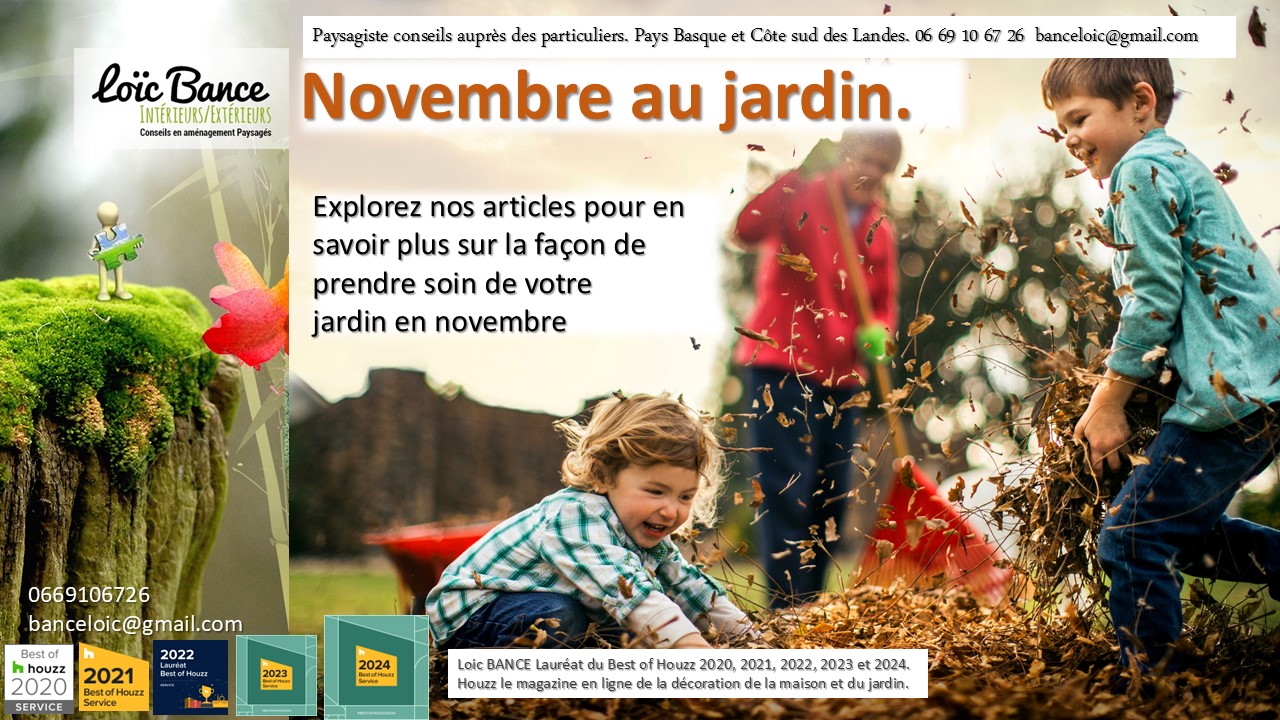 Arbonne paysages, Je suis ravi de vous accueillir pour discuter des dfis passionnants que novembre nous rserve au jardin.